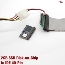 2GB DISK-ON-CHIP MODULE MIT IDE 40-PIN ADAPTER TO DESKTOP PC PERSONAL COMPUTER