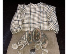 Ein Hemd + Socken Schuhe 2 Teile für Puppen Größe 50 cm