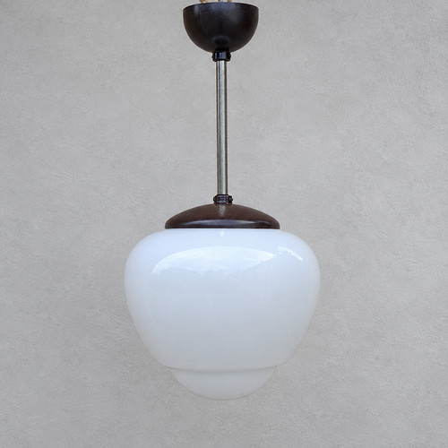 Vintage pendelleuchte opalglas - pendelleuchte,