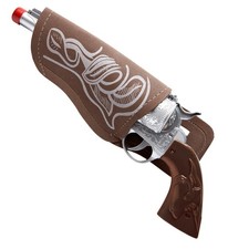 Cowboypistole mit Halfter und