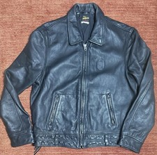 Levis Vintage Clothing LVC Black  Leather Jacket/ Lederjacke Big E, Size L