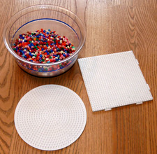 HAMA Bügelperlen Set midi mit 2 Stiftplatten