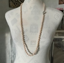 Echte Akoya - Perlenkette  / 87 Perlen/94cm lang/