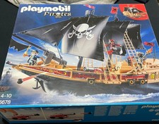Playmobil 6678 Piratenschiff Groß mit Segeln OVP TOP Zustand