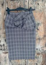 H&M Gr S 36 S / 36 / 8• Neu • H&M Midirock Rock kariert Business