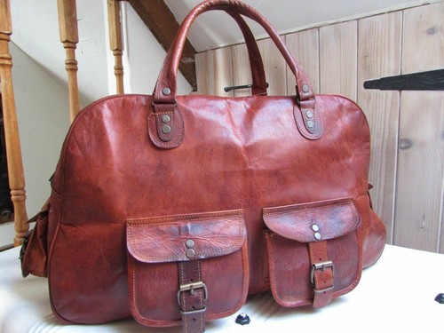 Leder original reisetasche - leder,