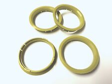 8 Stück ZENTRIERRINGE 72.5 x 66.6mm Gelb für Audi Mercedes ZENTRIERRINGE #166