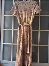 Damen Maxikleid Blumen Gr.xs