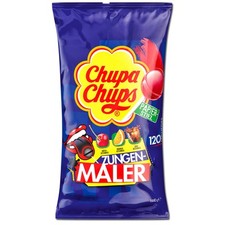 (10,24€/1kg) Chupa Chups Zungenmaler Nachfüllbeutel 120 Lutscher