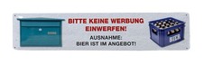 Blechschild Spruch Straßenschild Design Metallschild Garten Bierschild 46x10 cm
