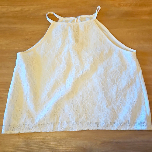 Damen top weiß - damen, spitze