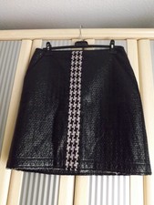 MARC CAIN;MINIROCK;SCHWARZ;LACKLEDER OPTIK;N4;GR 40;NEU;TOLL!!!