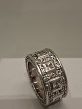 EDLER BANDRING SILBER