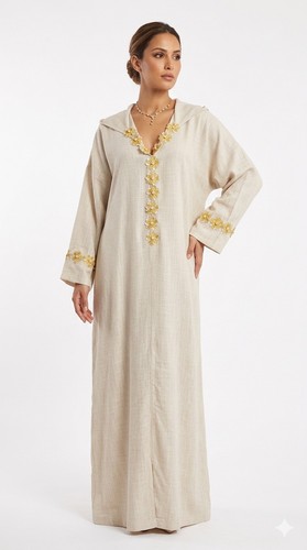 Damen kaftan langarm lang - kaftan,