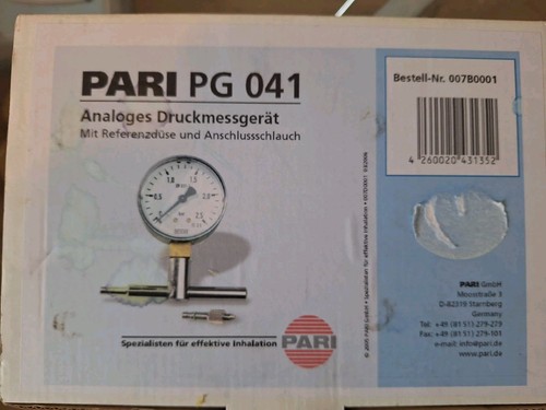 Druckmessgerät für pari - druckmessgerät,