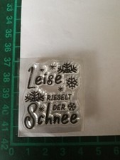 Clearstamp leise rieselt - leise, der