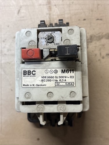 Motorschutzschalter m611 1 - motorschutzschalter,