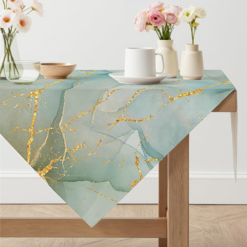 Tischdecke grün abwaschbare - tischdecke,