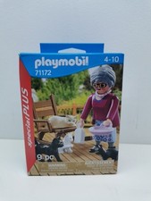 Playmobil 71172 - Oma mit Katzen, Perlenkette & Schaukelstuhl, Zubehör