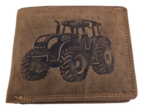 Echt leder geldbeutel traktor - echt,