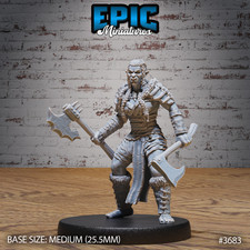 Miniature half orc - miniature,