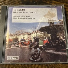 VIVALDI: WIND AND BRASS CONCERTI Baroque Classical CD Academy Of St John Tomasek