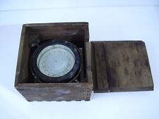 Antiker seltener Kompass in Holz Kiste C. Plath Hamburg No.14035 vor 1945
