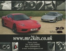 mr2kits GTA, GTR & GTB kit cars (replicas of Ferrari, GB)_2007 Prospekt Brochure