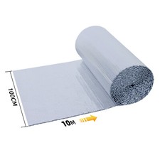 Isolierfolie Dämmfolie 10m x 1m Doppelte Blase Thermofolie Heizkörper Alu