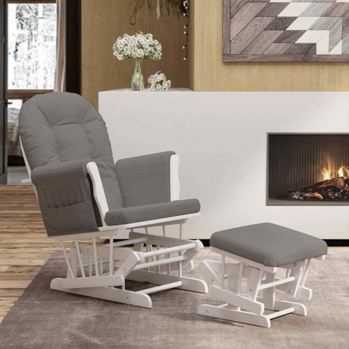 Schaukelsessel mit hocker - schaukelsessel,