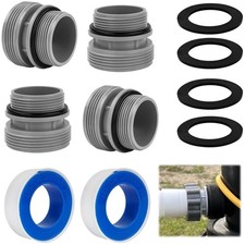 4 Stück Poolschlauch Adapter