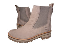 TIMBERLAND Damen Leder Stiefelette Chelsea Boots Braun Gr. 6.5 Gr. 39.5 NEU!