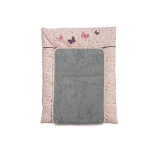 3D Schmetterlinge rosa Wickelunterlage klein 55 x 70 cm