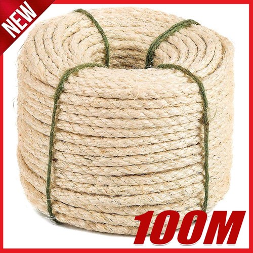 100m 8mm sisalseil unbehandelt - 100m,
