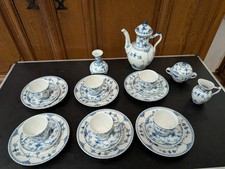 Royal Copenhagen Musselmalet Halbspitze 22tlg. Kaffeeservice f. 6 Personen, 1.W.