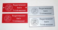 Kunststoff Schilder