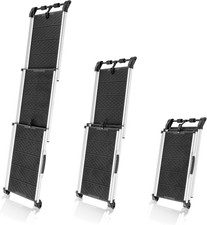 Hunderampe Auto Klappbar- Teleskop Alu Rampe für große Hunde - Stabile