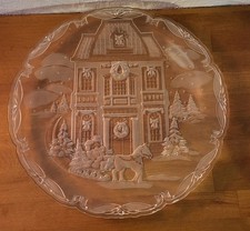 Tortenplatte Kuchen Winter