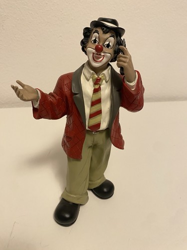 Gilde clown mit handy - mit,