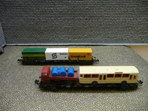 Trix 3511 niederbordwagen - n,