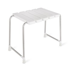 Duschhocker Duschsitz Badewannensitz Dusche Sitz Fläche Wannen weiß 120 kg