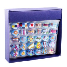 Bunte ringe set modeschmuck - set,