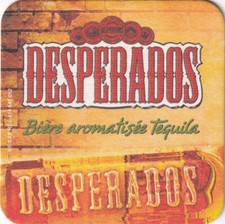 Bierdeckel Frankreich: DESPERADOS - Bière aromatisée Tequila