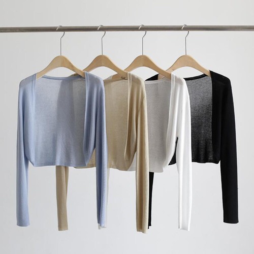 Sun knit cardigan women thin - cardigan, women's