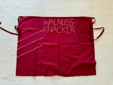 Arbeitsschürze / Küchenschürze / Schürze - rot - Unisex - witzig WALNUSS KNACKER