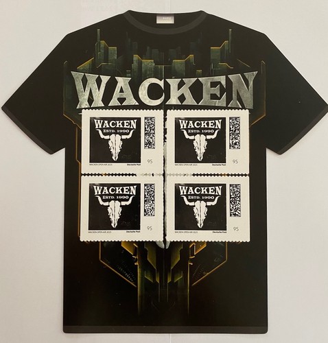 Briefmarke wacken 2025 open - wacken,