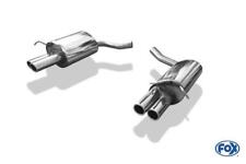 FOX Sportauspuff Mercedes Benz E-Klasse Coupe C207 Cabrio A207 duplex je 2x70 mm