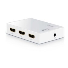 CSL 3D Full HD HDMI-Switch mit Fernbedienung & Verstärker | 3-Port-Umschalter