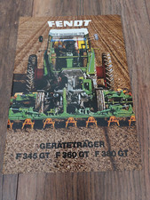Original Prospekt Fendt Geräteträger F 345 GT / F 360 GT / F 380 GT Traktor