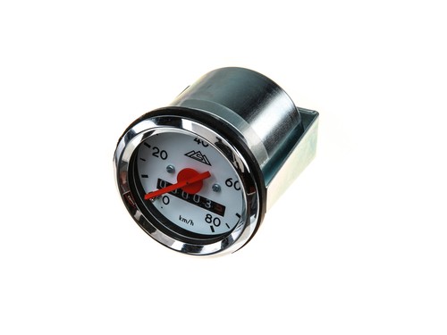 Tachometer ø48mm bis 80km - bis, 80km/h